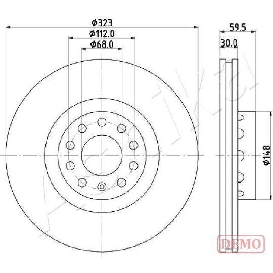 60-00-0922C - Brake Disc 