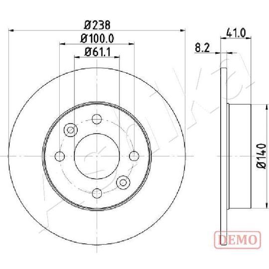 60-00-0700C - Brake Disc 