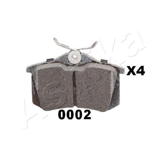 51-00-00002 - Brake Pad Set, disc brake 