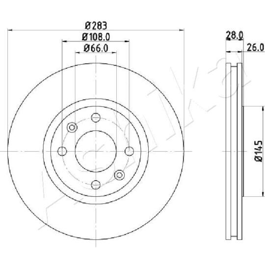 60-00-0627 - Brake Disc 