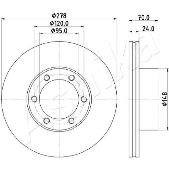 60-00-0715 - Brake Disc 