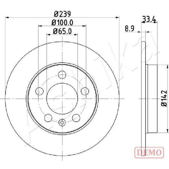 61-00-0933C - Brake Disc 