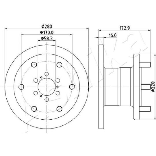 60-00-0255 - Brake Disc 