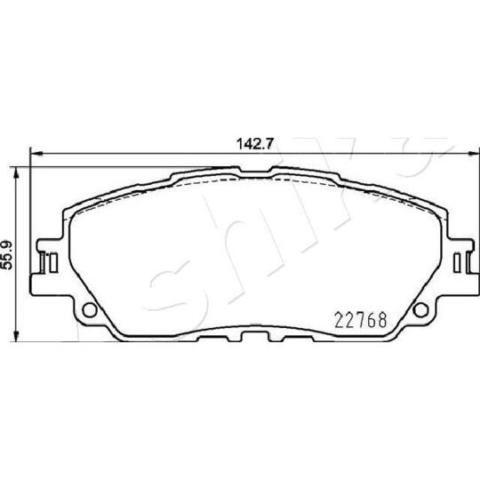 50-02-2026 - Brake Pad Set, disc brake 