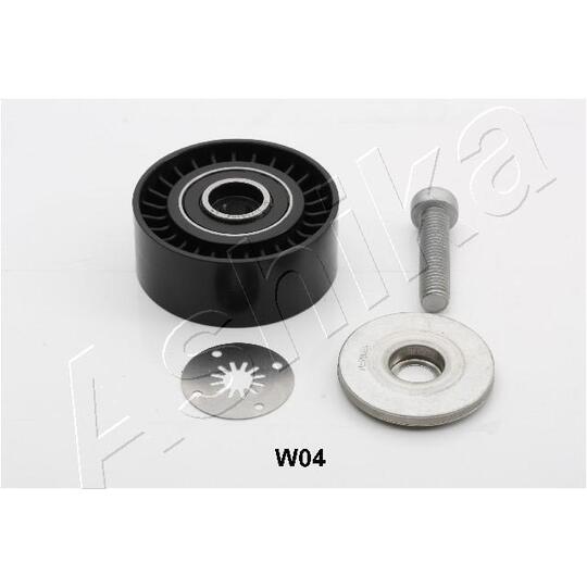 129-0W-W04 - Deflection/Guide Pulley, v-ribbed belt 