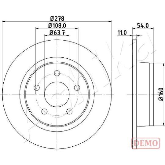 61-00-0311C - Brake Disc 