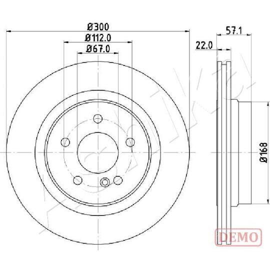 61-00-0510C - Brake Disc 