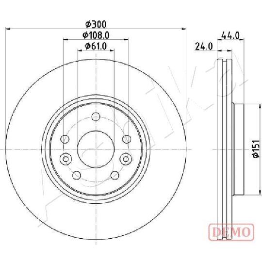 60-00-0706C - Brake Disc 