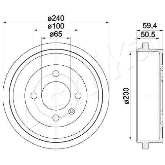 56-00-0902 - Brake Drum 