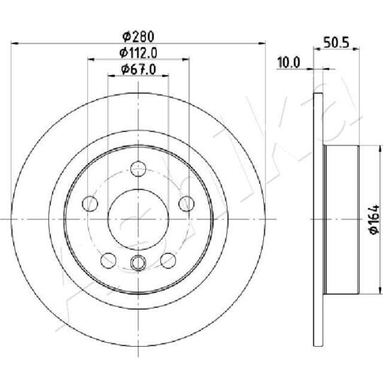 61-00-0105 - Brake Disc 