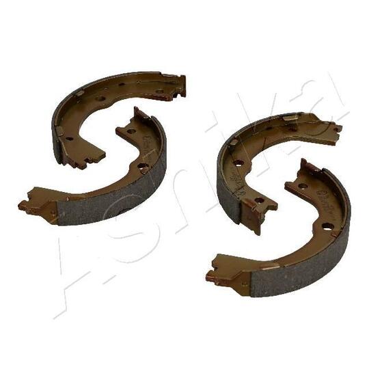 55-0S-S02 - Brake Shoe Set, parking brake 