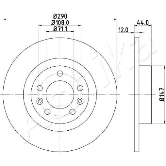 61-00-0619 - Brake Disc 