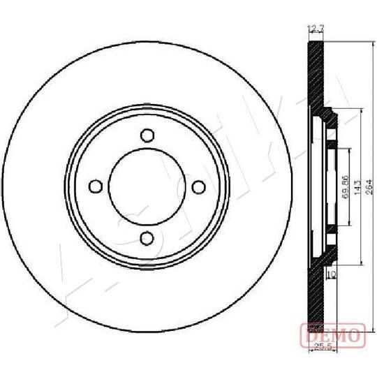 61-00-0318C - Brake Disc 