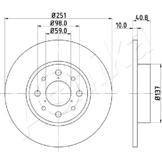 61-00-0210 - Brake Disc 