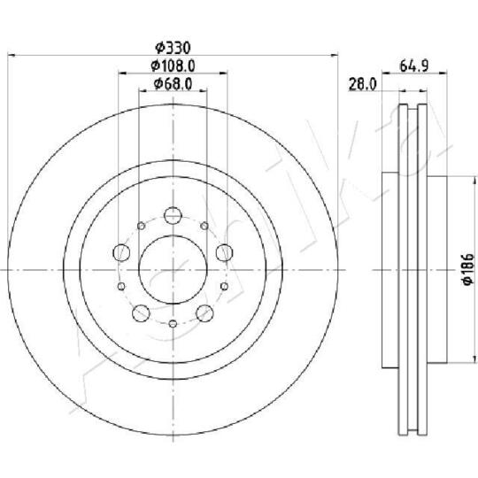 61-00-0322 - Brake Disc 