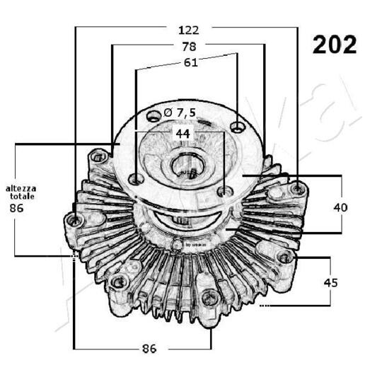 36-02-202 - Clutch, radiator fan 