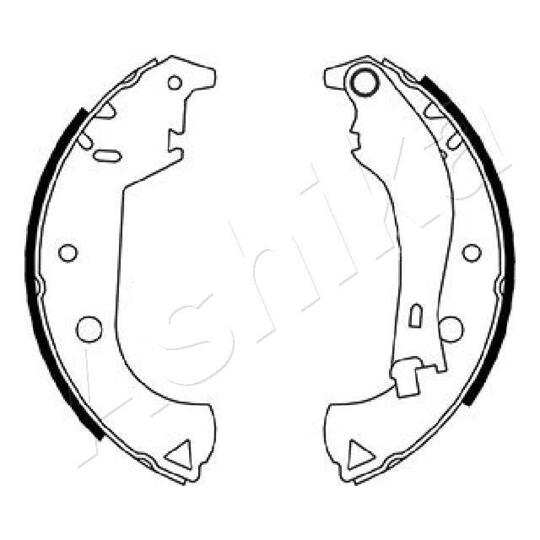 55-00-0206 - Brake Shoe Set 