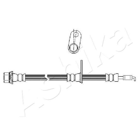 69-02-2041 - Holding Bracket, brake hose 