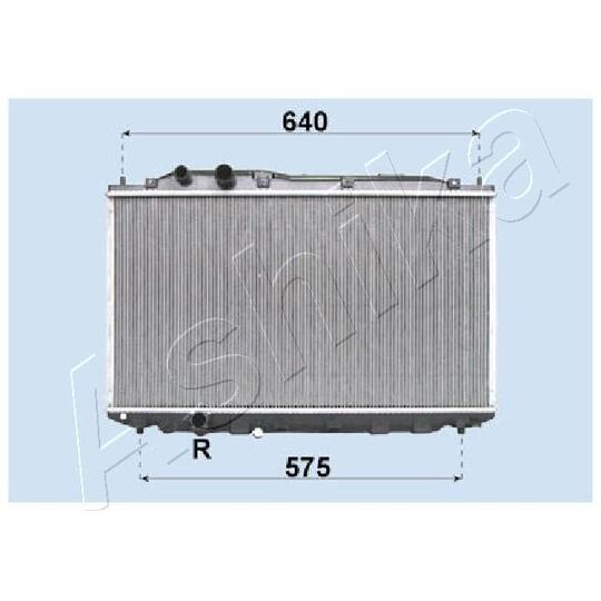 RDA193022 - Radiator, engine cooling 