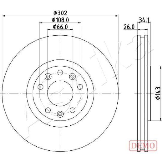 60-00-0635C - Brake Disc 