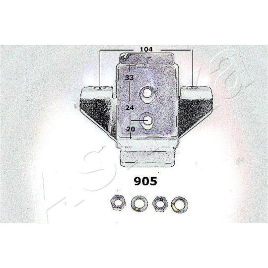 GOM-905 - Engine Mounting 