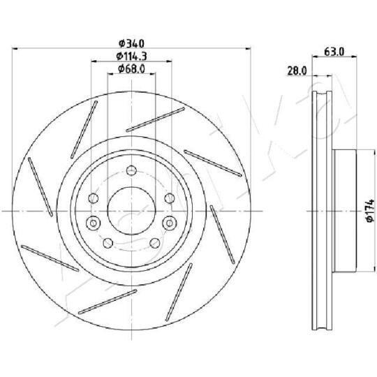 60-00-0717 - Brake Disc 