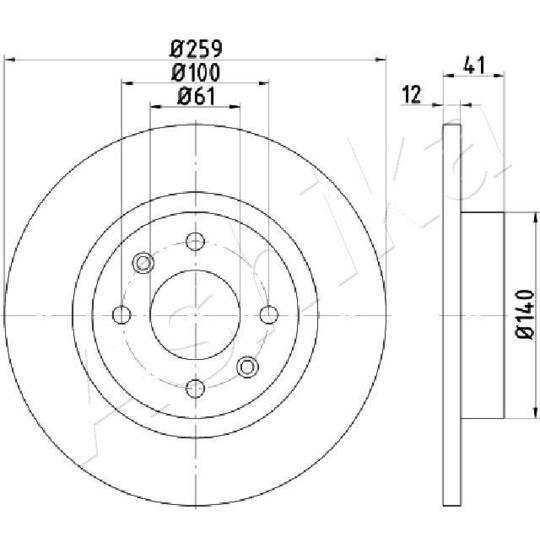 60-00-0719 - Brake Disc 