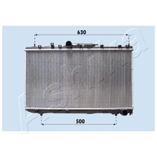 RDA153098 - Radiator, engine cooling 