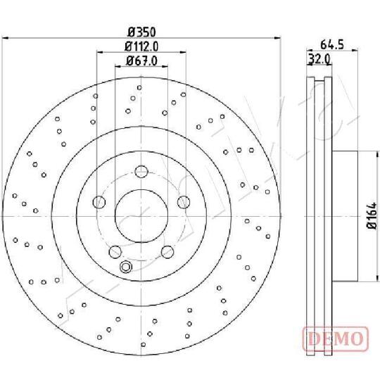 60-00-0543C - Brake Disc 