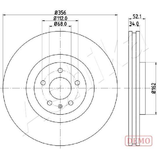 60-00-0929C - Brake Disc 