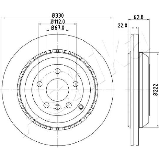 61-00-0519 - Brake Disc 