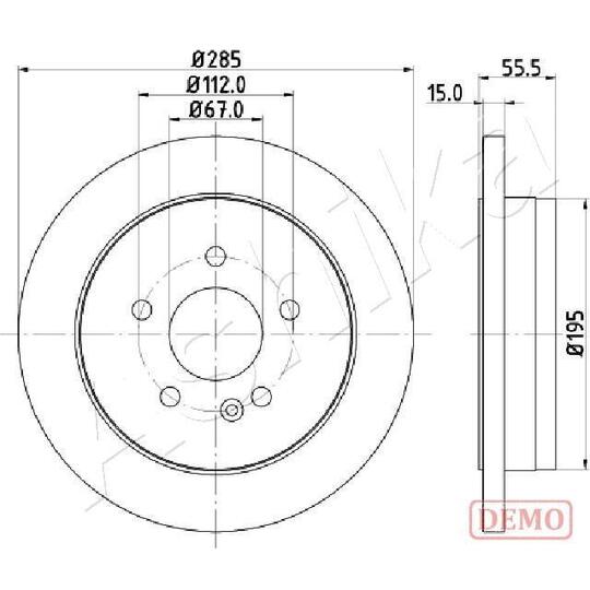 61-00-0522C - Brake Disc 