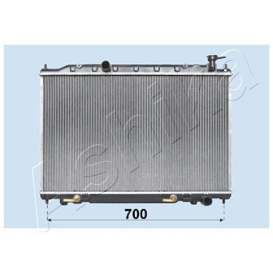 RDA213050 - Radiator, engine cooling 