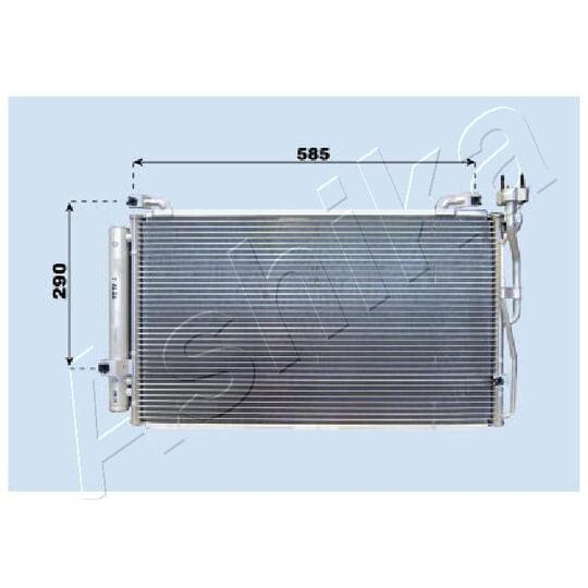 CND283025 - Condenser, air conditioning 