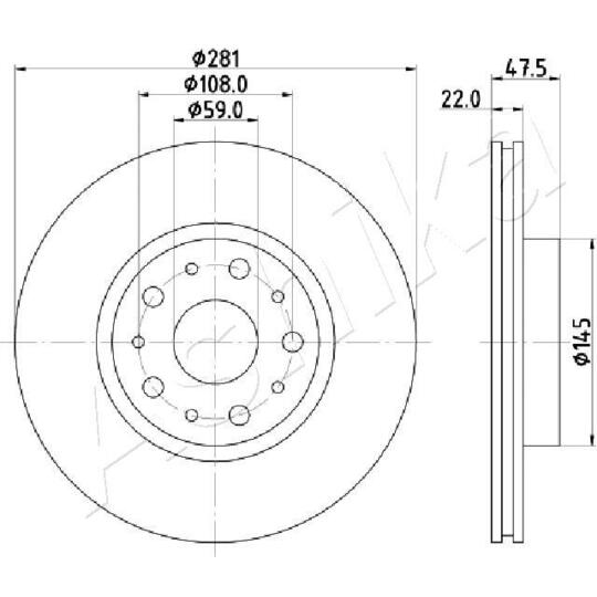 61-00-0229 - Brake Disc 