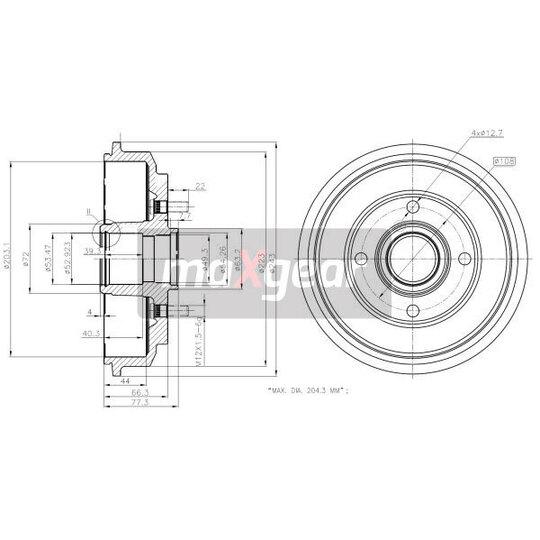 19-2316 - Brake Drum 