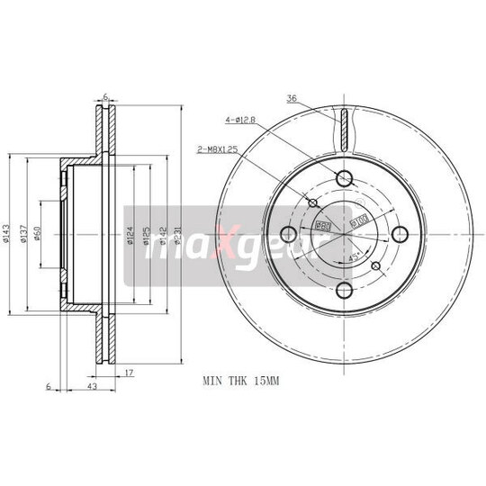 19-2327 - Brake Disc 