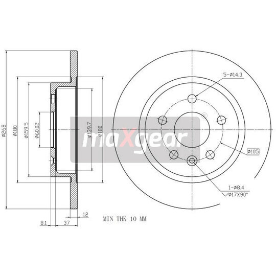 19-2333MAX - Brake Disc 