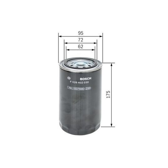F 026 402 030 - Fuel filter 