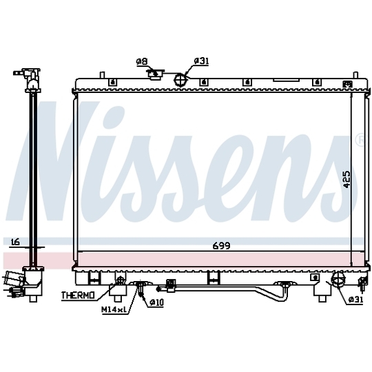 64796A - Radiator, engine cooling 