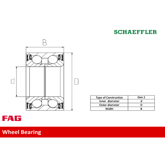 713 6672 30 - Wheel Bearing Kit 