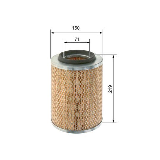 1 457 433 702 - Air filter 