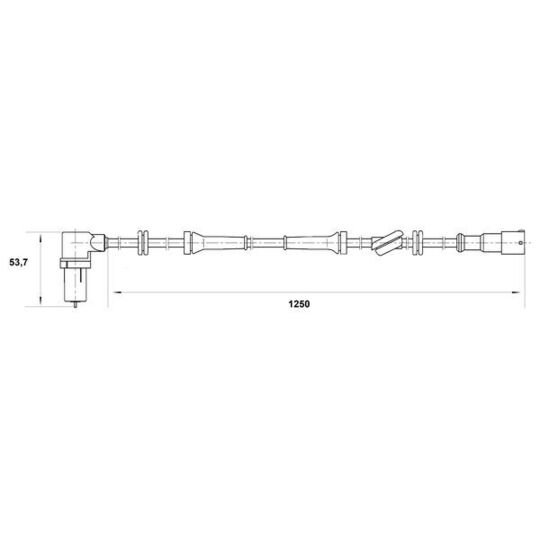 0 265 006 164 - Sensor, wheel speed 