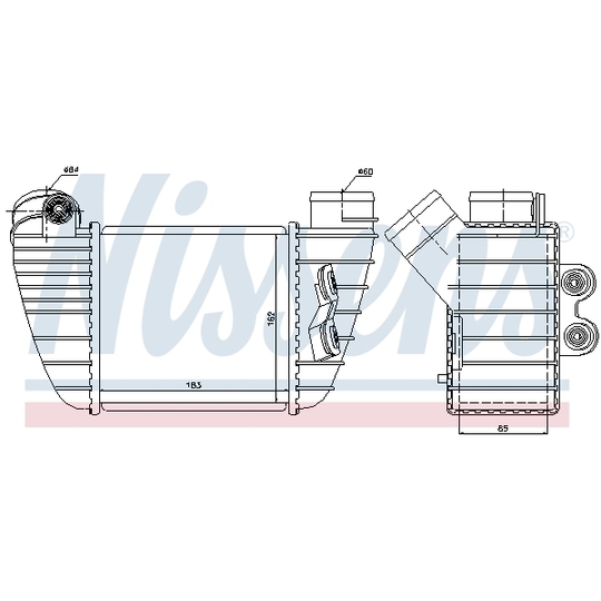 96682 - Kompressoriõhu radiaator 