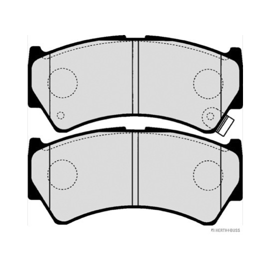 J3608020 - Brake Pad Set, disc brake 