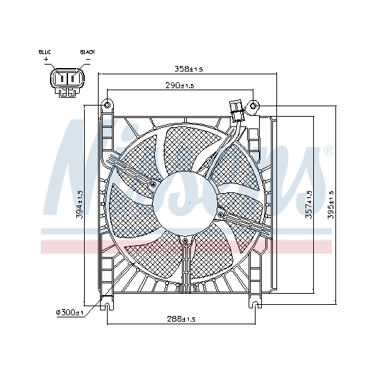 85415 - Ventilaator, kliimakondensaator 