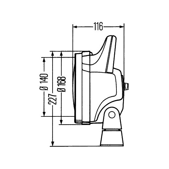 1G4 003 470-001 - Arbetsstrålkastare 