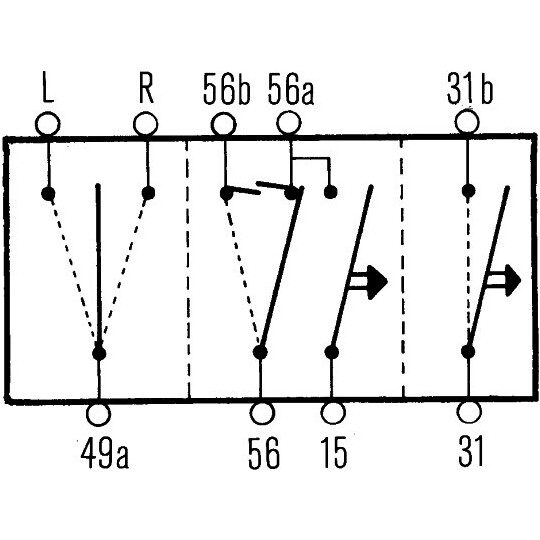 6TA 003 394-001 - Rattstångsbrytare 