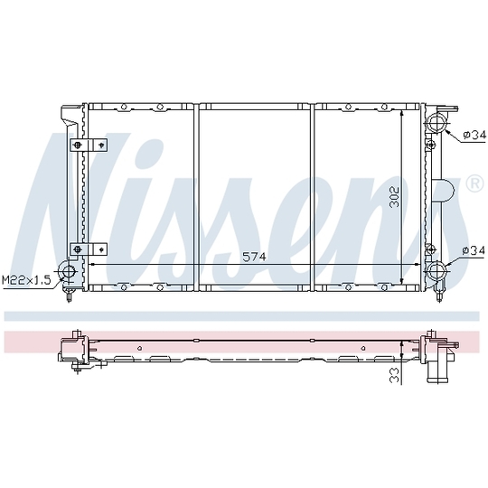 65264 - Radiaator, mootorijahutus 