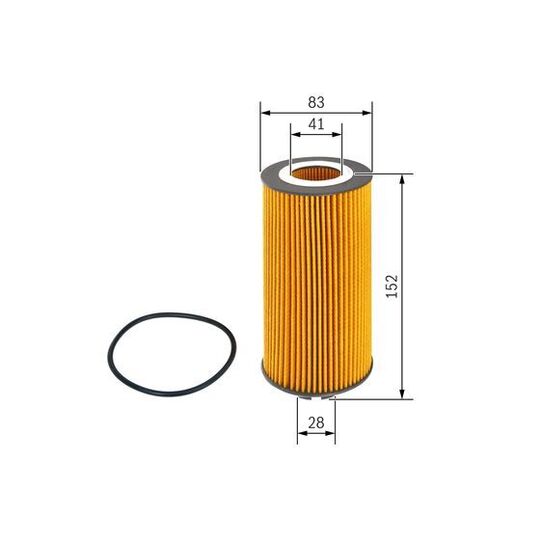 F 026 407 040 - Oil filter 